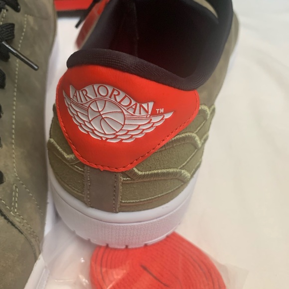 Nike Air Jordan 1 Retro Centre Court Low Oil Green Olive Black Men\'s main image 4